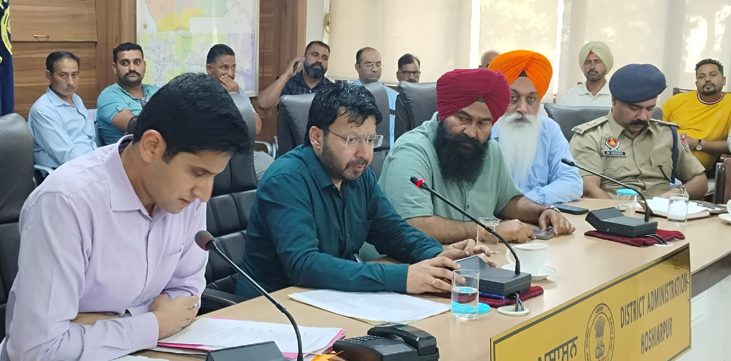 Local Bodies Minister Dr. Ravjot Singh reviewed the development works in Kandi area.